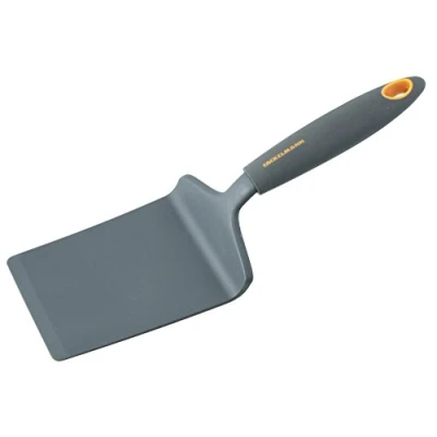 Afbeelding van Fackelmann Lasagneheffer 28 cm SOFT, keukenhulp met functioneel onderdeel van kunststof, pizzaschep voor gecoate potten en pannen (kleur: oranje/grijs), aantal: 1 stuks