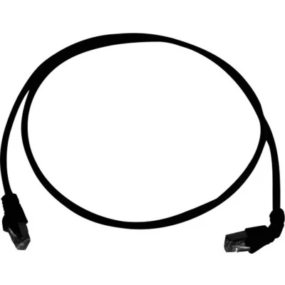 Afbeelding van Telegärtner L00000A0201 RJ45 Netwerkkabel, patchkabel CAT 6A S/FTP 0.50 m Zwart Vlambestendig, Halogeenvrij 1 stuk(s)