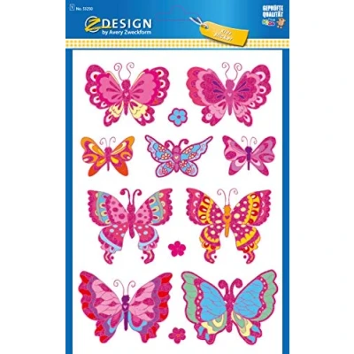 Afbeelding van AVERY Doel Vorm ZDesign BigSticker Glitter &#039;Dierenbaby&#039;s