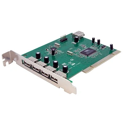 Afbeelding van StarTech.com 7 poort PCI USB Adapter