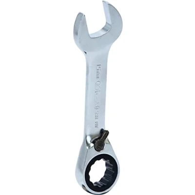 Afbeelding van KS Tools 503.4638 GEARplus Ratelringsteeksleutel, kort, 15mm