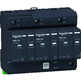 Afbeelding van Schneider electric prd1 25r 3 polig type 1 2 netoverspanningsbeveiliging 16331