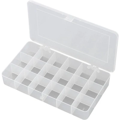 Afbeelding van TRU COMPONENTS E 107 Assortimentsdoos (l x b h) 210 112 30 mm Aantal vakken: 18 Vaste onderverdeling Inhoud 1 stuk(s)