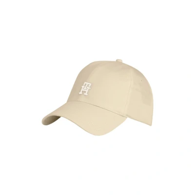 Afbeelding van Tommy Hilfiger Contrast Monogram Baseball Pet, Heren, Maat: One Size, Sandalwood