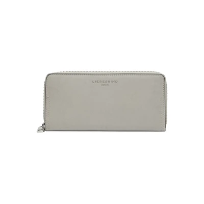 Afbeelding van LIEBESKIND BERLIN Leren Portemonnee Sky Sheep Natural Gigi Wallet Steel Grijs