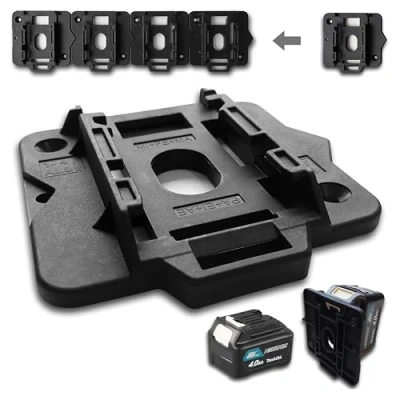 Afbeelding van 12V 5x SLE professionele accuhouder voor Makita max. CXT accu wandhouder BL1016 BL1020 BL1021B BL1040B BL1041