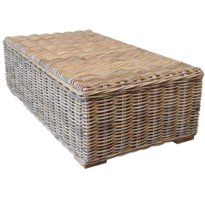 Afbeelding van Nissah lounge tuintafel 136x75 naturel rotan