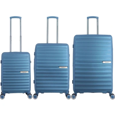 Afbeelding van Saxaoline Blue Resort Harde koffer set / Trolley Reiskoffer (S/M/L) Blauw