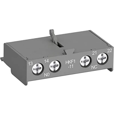 Afbeelding van Abb hulpcontactblok frontbevestiging 1no 1nc 1 5a schroefaansluiting tbv ms116 ms132 motorbeveiligingsschakelaar max stuks 1sam201901r1001