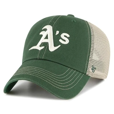 Afbeelding van &#039;47 MLB Oakland Athletics A&#039;s Cleanup Trawler Trucker Basecap Cap Baseball Cap, groen, One size