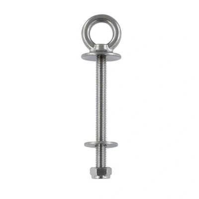 Afbeelding van RVS Oogbout met kraag en metrische draad M6 x 40 mm