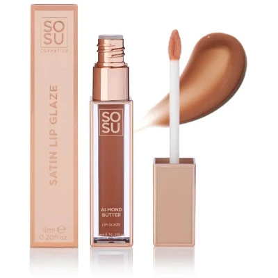 Afbeelding van SOSU SHIMMER LIP GLAZE LESK NA RTY 6 ML ALMOND BUTTER