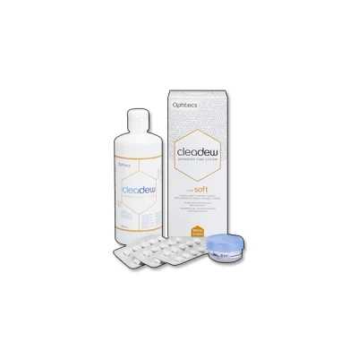 Afbeelding van Cleadew Soft Advance Care System 1x 385ml + 30 tabletten