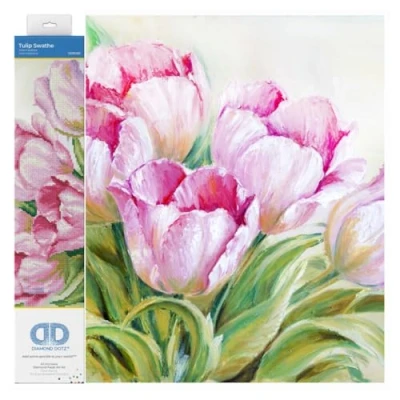Afbeelding van DIAMOND DOTZ Schilderij, Tussenpersoon, DD10, Tulp Swathe, 50,8 x 40,6 cm