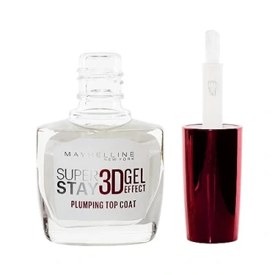 Afbeelding van Maybelline New York Superstay 3D Gel Effect Plumping top coat Transparant