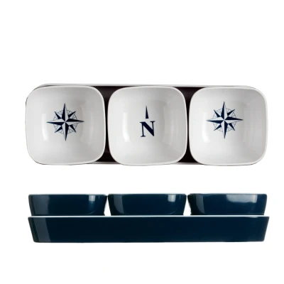 Afbeelding van Scheepsservies Northwind Snackset / Tappasset