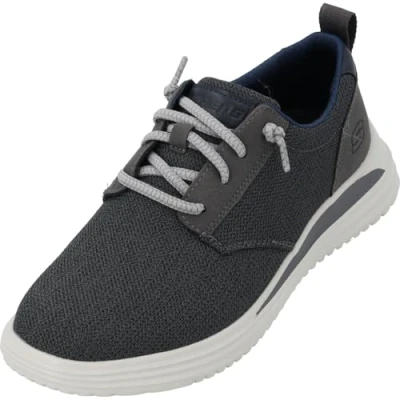 Afbeelding van Skechers Proven Gladwin Sneakers voor heren, Houtskool Mesh, 45.5 EU