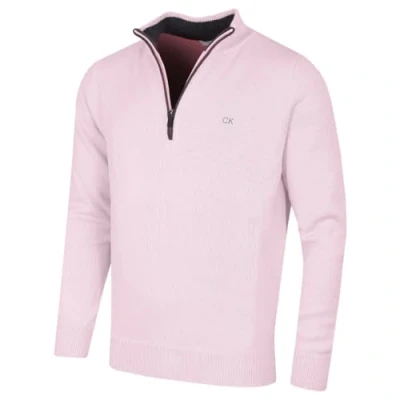 Afbeelding van Calvin Klein Golf Heren Katoenen Trui Roze XXL