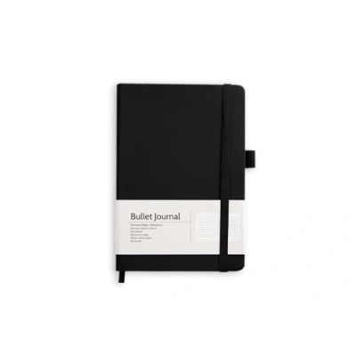 Afbeelding van Planbooks Bullet Journal Journals Notitieboek a5 Notebook dotted Zwart