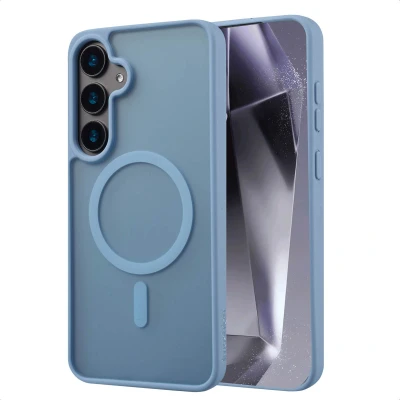 Afbeelding van Samsung Galaxy S24 Plus MagSafe Hoesje Kunststof imoshion Hardcase/Backcover Lichtblauw Telefoonhoesje