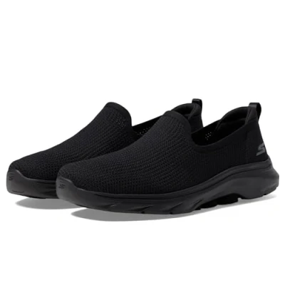 Afbeelding van Skechers Performance GO WALK 7 SLIP ON Sportieve wandelschoenen, Dames, Maat: 41, Black Textiel