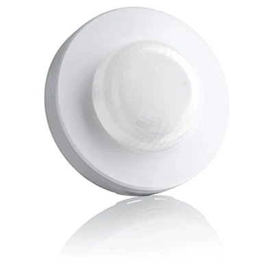 Afbeelding van SEBSON® 2x Bewegingsmelder Opbouw Buiten IP65, LED geschikt, Detectiebereik 20m/360, Plafondmontage, regelbare Infrarood Sensor