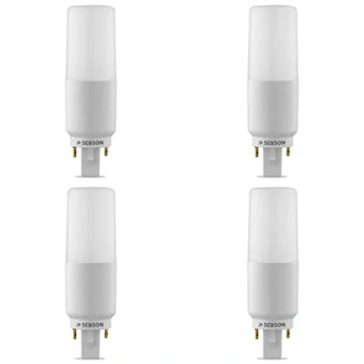 Afbeelding van SEBSON G24 LED Lamp 7W vervangt 50W 660lm Neutraal Wit 4000K Niet Dimbaar 220 Stralingshoek Lichtbron 230V G24d Universele Fitting Set van 4