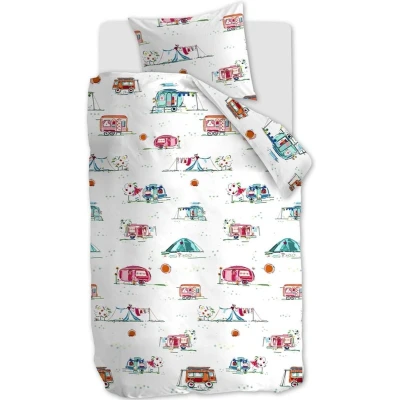 Afbeelding van Beddinghouse x Hanneke de Jager BH KIDS Happy Camping Multi 120x150 + 1x 60 70