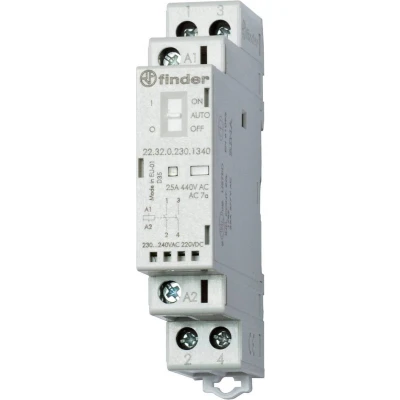 Afbeelding van Finder 22.32.0.024.4440 Contactor 2x NC 24 V/DC, V/AC 25 A 1 stuk(s)