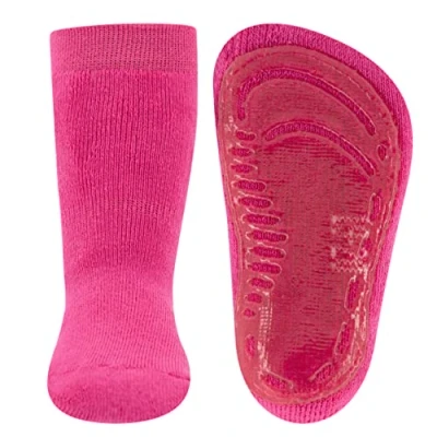 Afbeelding van EWERS Antislipsokken SoftStep Uni, sokken met antislipzool voor jongens en meisjes, 1 paar antislip kindersokken rubberen zool, Phlox, 39/42 EU