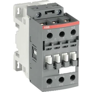 Afbeelding van Abb magneetschakelaar 3p ac3 38a 18 5kw 400v hulpcontact 0 spoelspanning 100 250vac 50 60hz 250vdc spoelcode 13 1sbl297001r1300