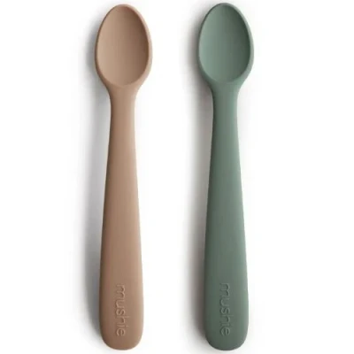 Afbeelding van Mushie Babylepels Thyme Natural