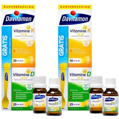 Afbeelding van Gratis Verzending: 2x Davitamon Baby 1ste Vitamines 35 ml