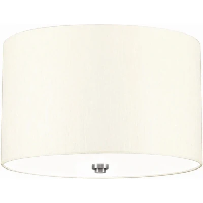 Afbeelding van Landelijke Plafondlamp Steady Lighting Metaal Landelijk E27 L: 35.6cm Voor Binnen Woonkamer Eetkamer Zilver