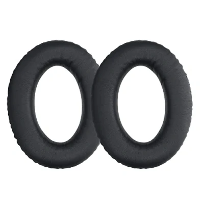 Afbeelding van kwmobile 2x oorkussens compatibel met Kingston HyperX Cloud Revolver S Earpads voor koptelefoon Kunstleer en schuim in zwart