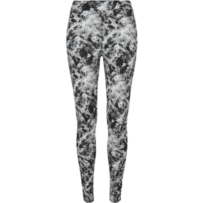 Afbeelding van Urban Classics SOFT AOP Legging, Dames, Maat: 5XL, Blackfading
