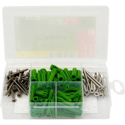 Afbeelding van Fischer deuvel plugset kunstst diam 6 8mm 80 deuvels pluggen 567898