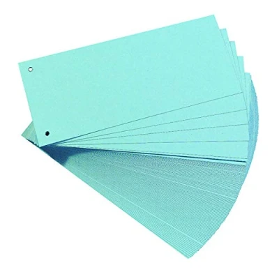 Afbeelding van Herlitz verdelers DIN A4 manilla karton blauw 100 stuks