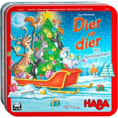 Afbeelding van Dier op Dier: Het Kerststapelspel (NL/EN/FR/DE)