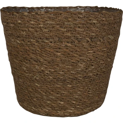 Afbeelding van Steege Plantenmand zeegras rotan bruin 18 x 16 cm Plantenpotten