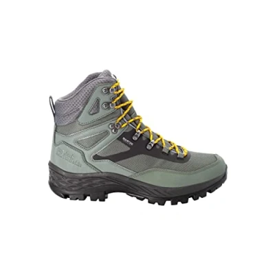 Afbeelding van Jack Wolfskin Rebellion Guide Texapore MID Outdoorschoenen, Heren, Maat: 45, Gecko green Kunststof