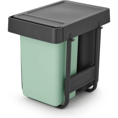 Afbeelding van BrabantiaSort &amp; Go inbouw prullenbak 2 x 15 liter