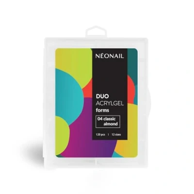 Afbeelding van NEONAIL Dual Vormen Tips voor Kunstnagels Nagelverlenging Nagelmold Nagelsysteem Nagelvormset Duo AcrylGel forms 04 classic almond