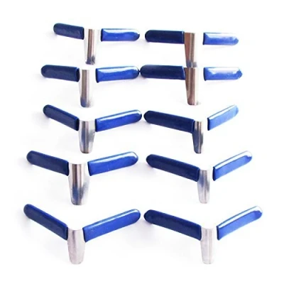 Afbeelding van Loboo Idea 10 stks Hangslot Shim Set Lock Pick Assistant Tools Professionele Slotenmaker Tool pcs Blauw