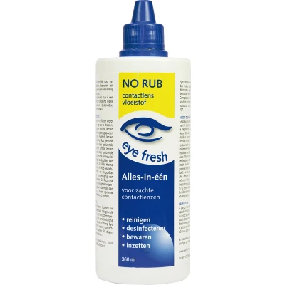 Afbeelding van Eye Fresh Lenzenvloeistof Alles In 1 No Rub 360ml