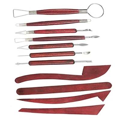 Afbeelding van Clay Sculpting Set, Pottery Modeling Tool Polymeer Klei voor Aardewerk Keramiek Craft