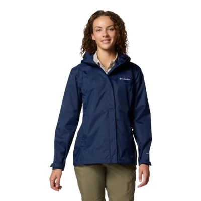 Afbeelding van Columbia ARCADIA Jacket Regenjas, Dames, Maat: XS, Collegiate navy