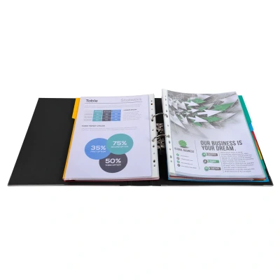 Afbeelding van Exacompta ordner PremTouch, ft A4 maxi, rug van 5 cm, zwart