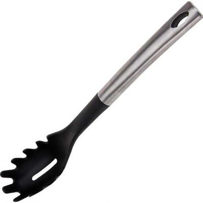 Afbeelding van Excellent Houseware Spaghettilepel 33 Cm Rvs/Zwart/Nylon