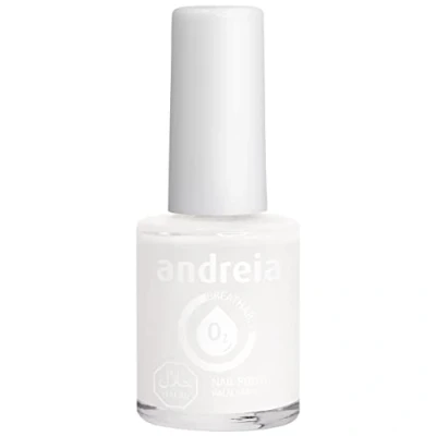 Afbeelding van Andreia Halal Ademende Nagellak Waterdoorlatende Veganistisch en Wreedheid Kleur B20 Parelwit Tinten helder blauw 10,5 ml